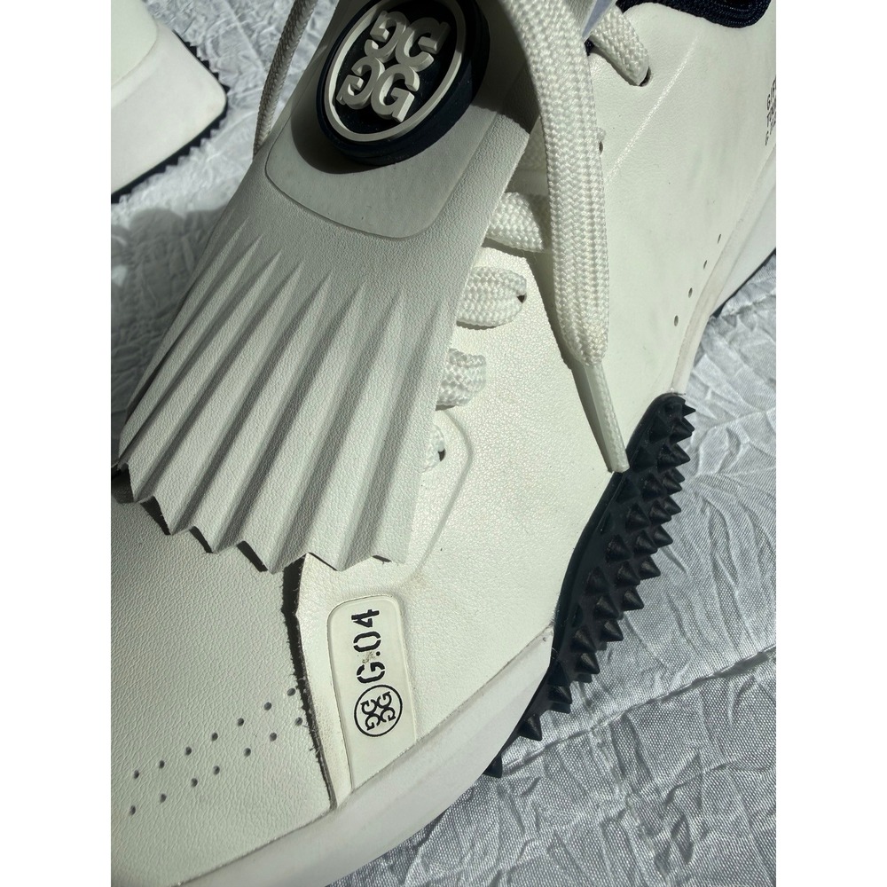 G/FORE G.112 Women Golf Shoes Snow Twilight White Navy Kiltie ALOA85QF262 10.5